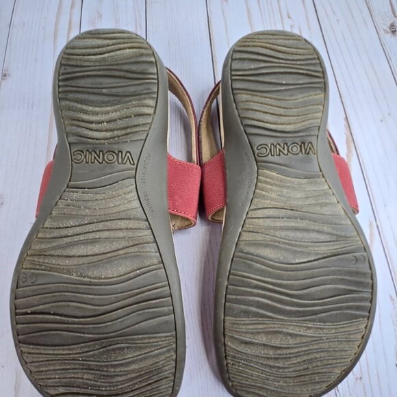 Vionic Women's Rest Danita Backstrap Sandal Size 7 in color Marsala - Picture 8 of 10